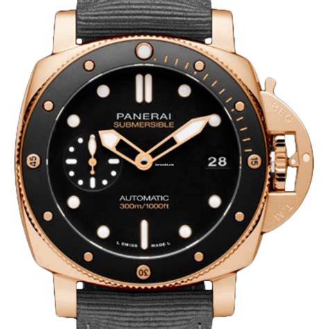 panerai submersible 42mm bronze|panerai submersible goldtech 42mm.